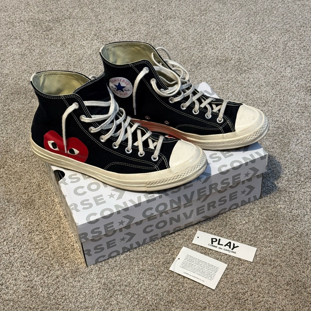 Converse X CDG - Chuck Taylor High - Black - US 12